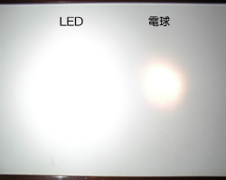 LEDと電球の比較1