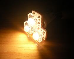 自作LEDルームランプ　T10バルブ０